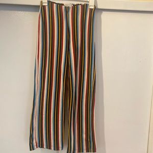 Urban Outfitters Striped Cotton Stretchy Lounge Pants
